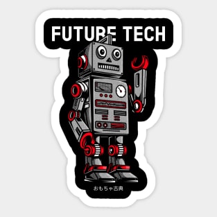 Future Tech Robot Sticker